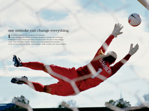 Nike photographed by Michael Corridore