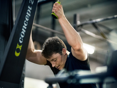 Ski Erg Athlete photographed by Troy Goodall