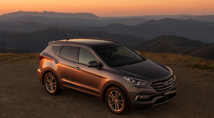 Santa Fe photographed by Michael Corridore for Hyundai