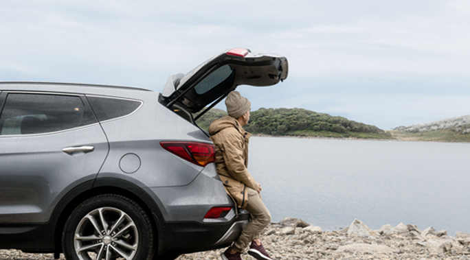 Santa Fe photographed by Michael Corridore for Hyundai