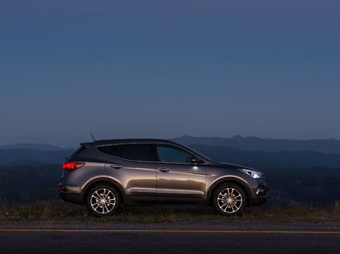 Santa Fe photographed by Michael Corridore for Hyundai