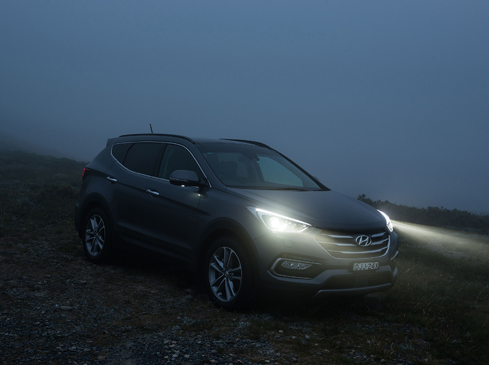 Santa Fe photographed by Michael Corridore for Hyundai