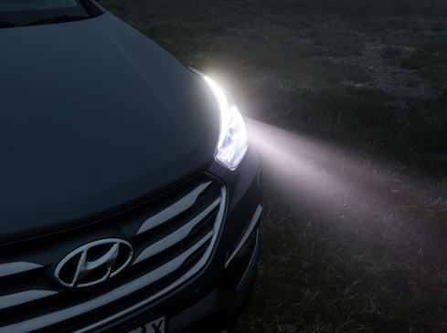 Santa Fe photographed by Michael Corridore for Hyundai