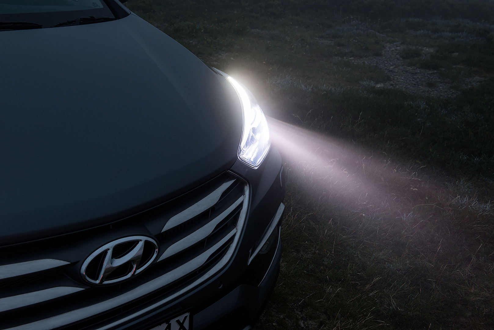 Santa Fe photographed by Michael Corridore for Hyundai