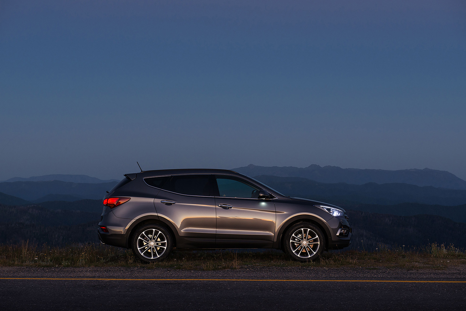 Santa Fe photographed by Michael Corridore for Hyundai