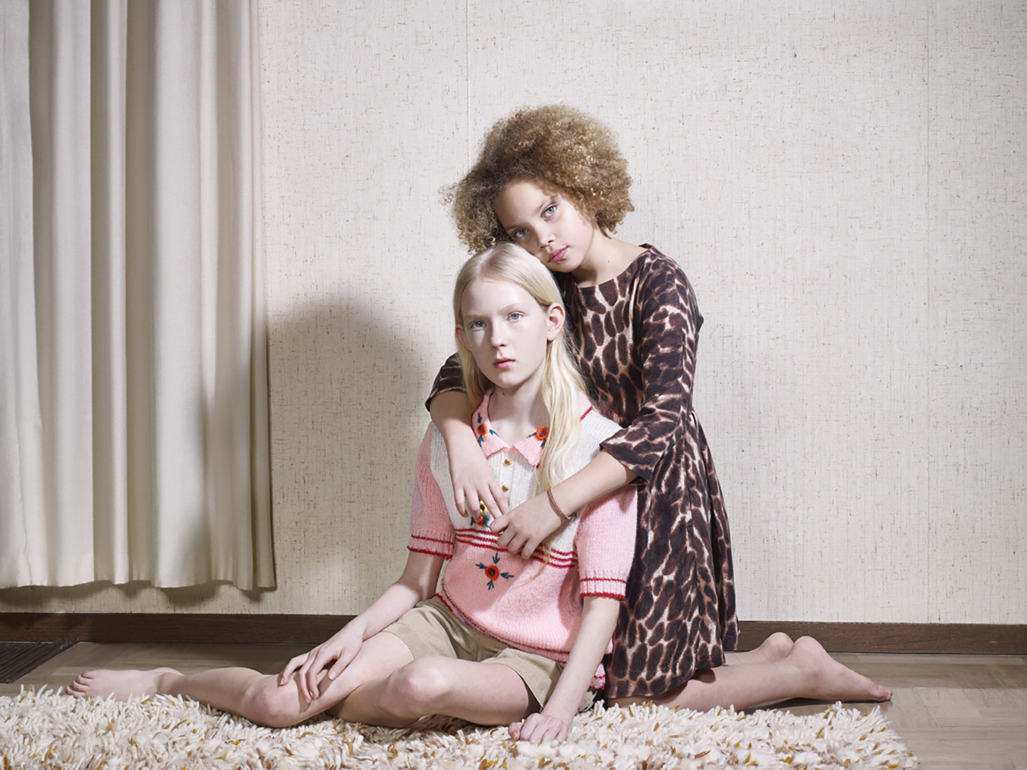 Elve and Luisa photographed by Jouk Oosterhof for Kid